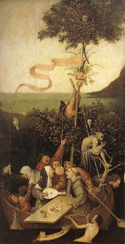 unknow artist Hieronymos Bosch, Ship of Fools Germany oil painting art